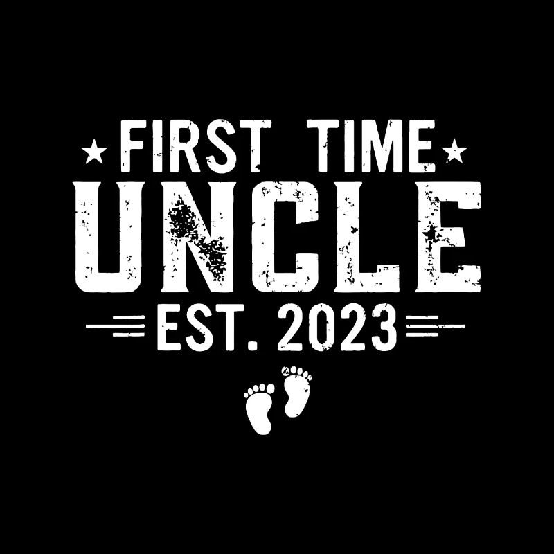 First Time Uncle New Uncle Est 2023