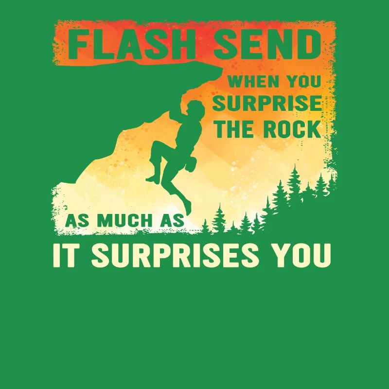 Boulderer Flash Send Bloc