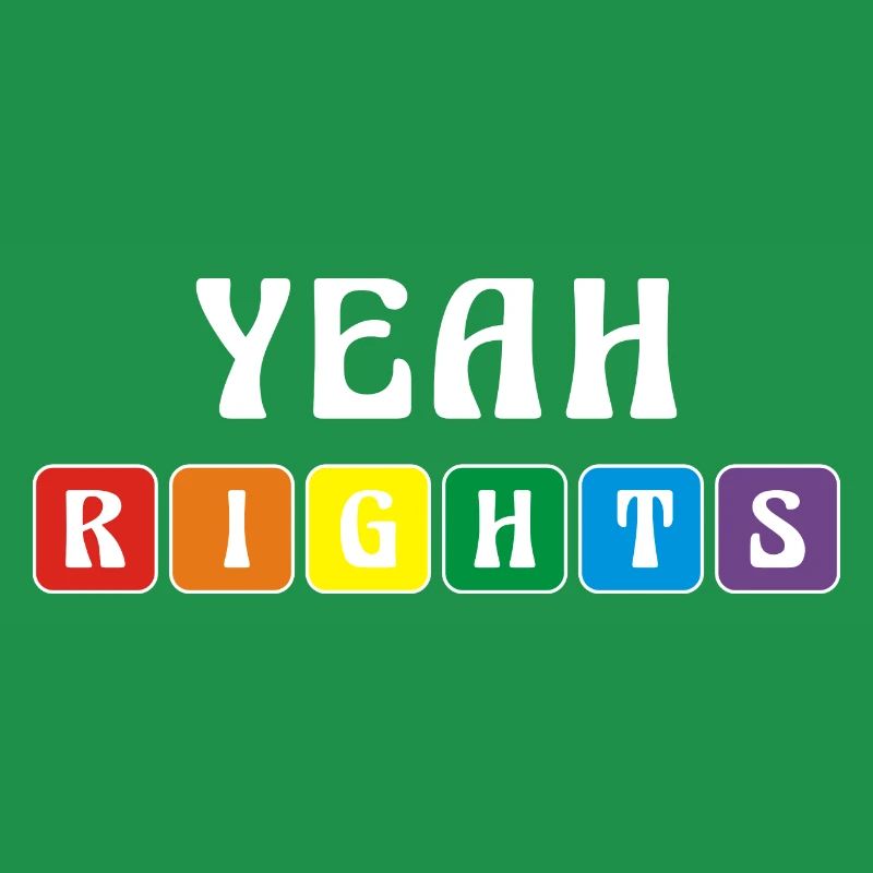 Rainbow Yeah Rights Graphic