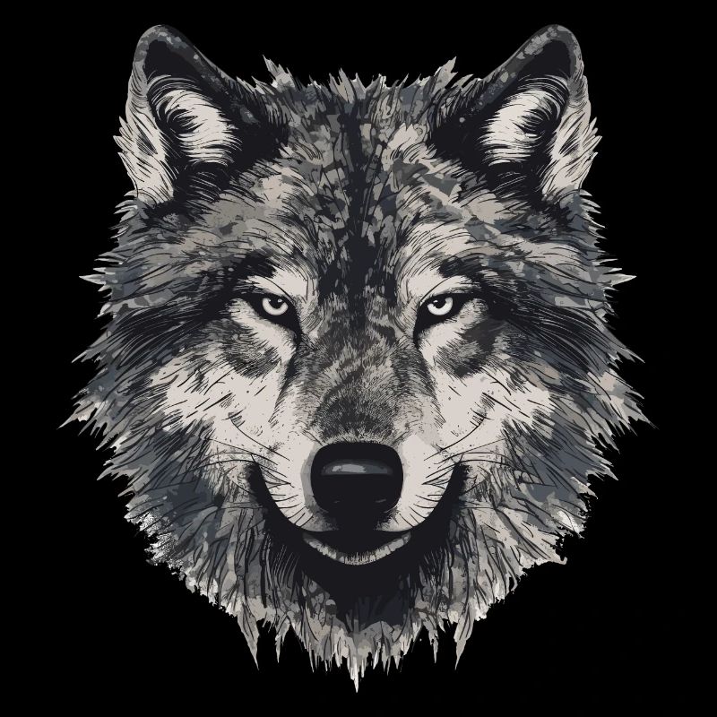 Wolf Wolf Head Scratch Marks Claws Wild