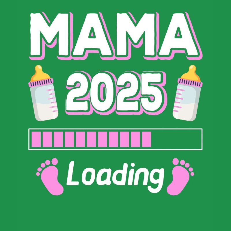 Mama 2025 Loading Mutter Mütter Mom Muttertag