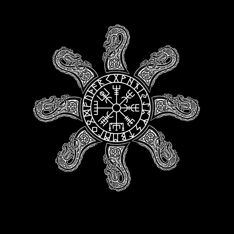 Symbol Drakkar Wikinger