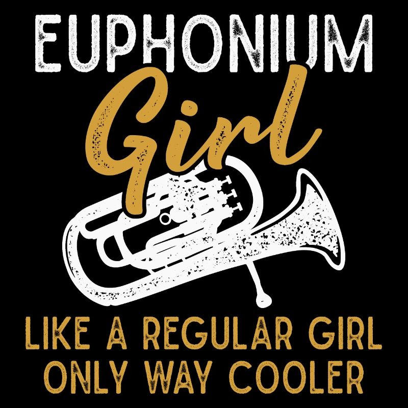 Euphonium Mädchen Orchester Musiker