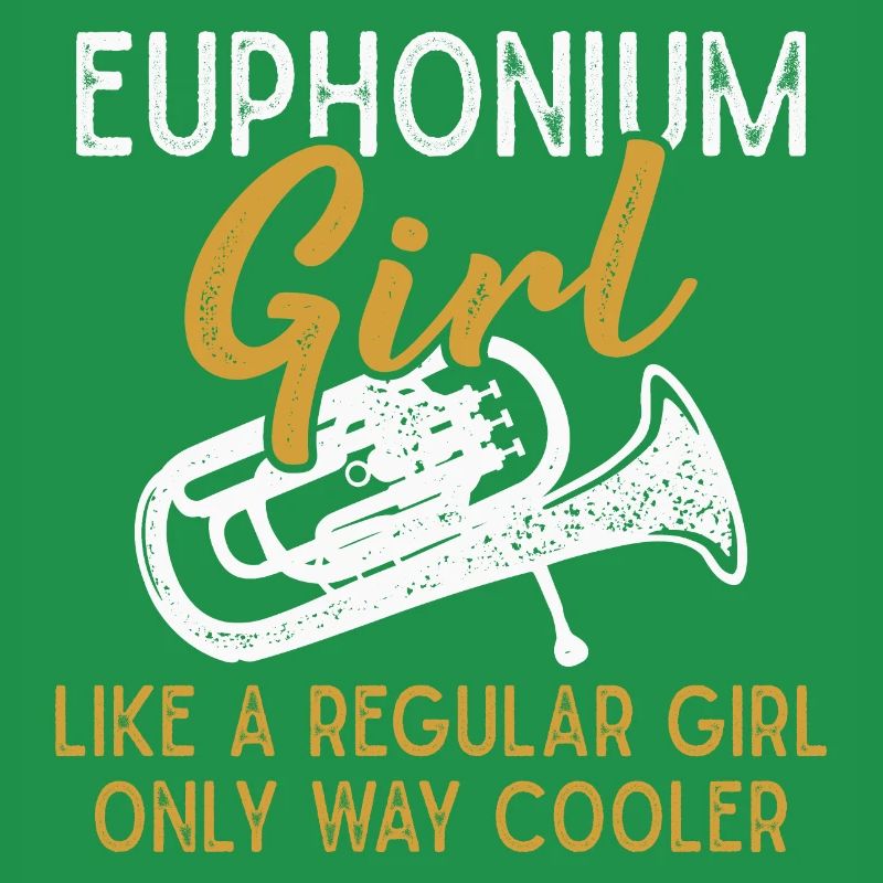 Euphonium Mädchen Orchester Musiker
