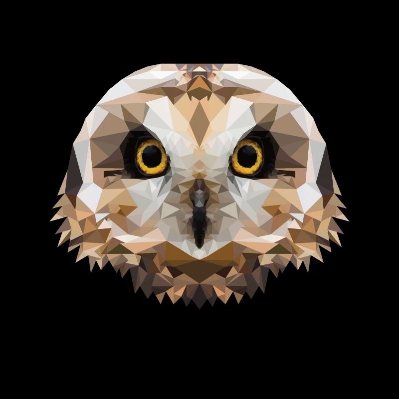 Polygon Sumpfohreule, Eule, Polygon, Tier, Vogel