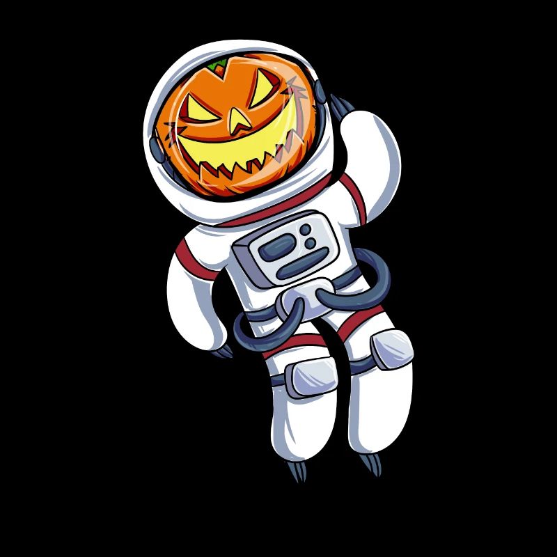 Astronaut Pumpkin Head