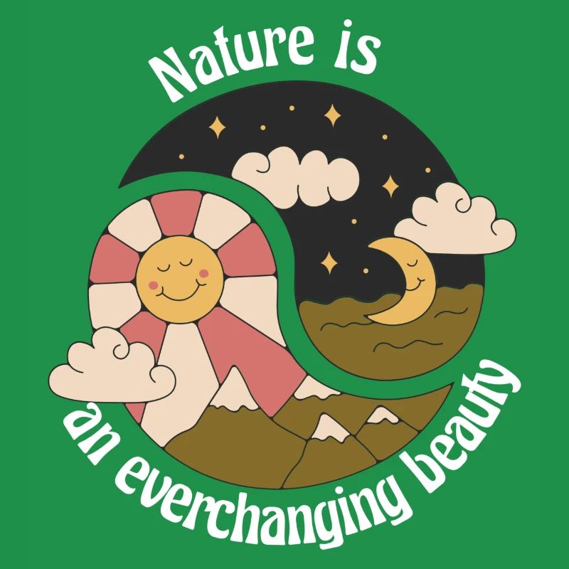La nature est une beauté en constante évolution que la nature conçoit