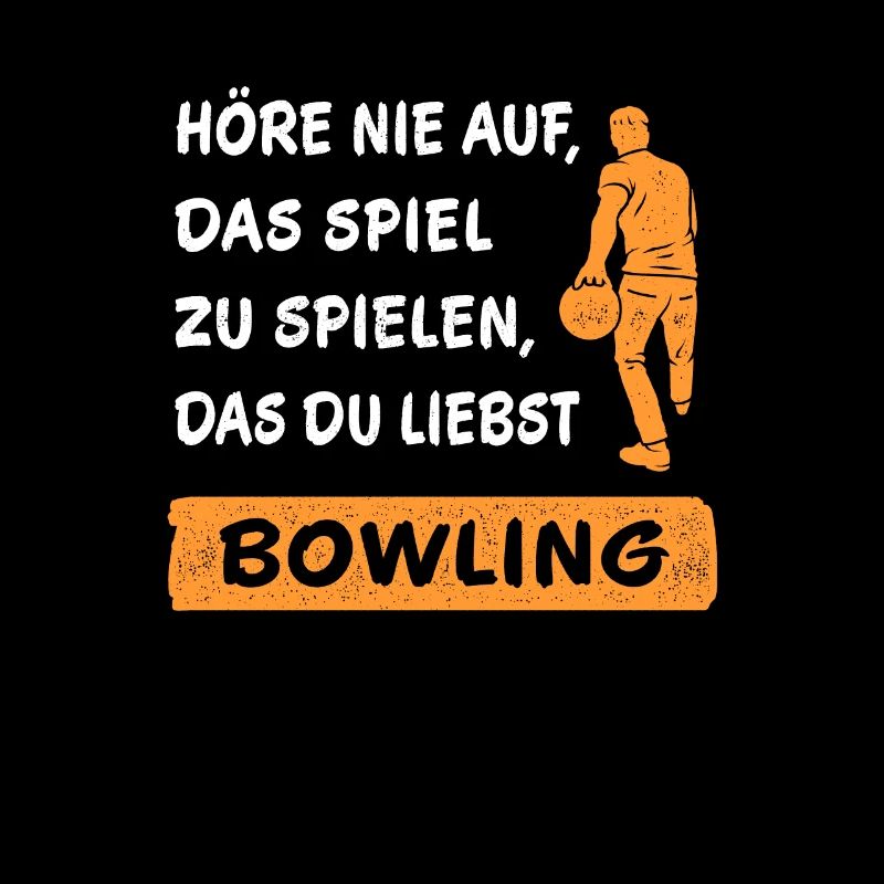 Never Stop Playing the Game Bowling Gift