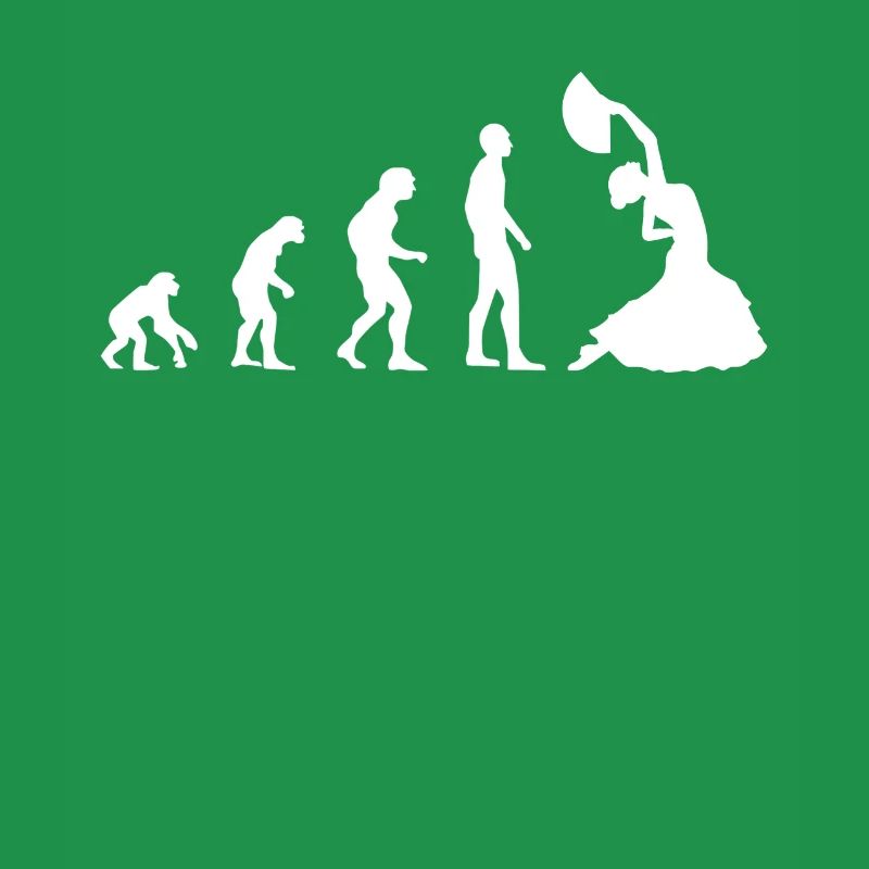 Flamenco Evolution / Danse flamenco / Robe / blanc