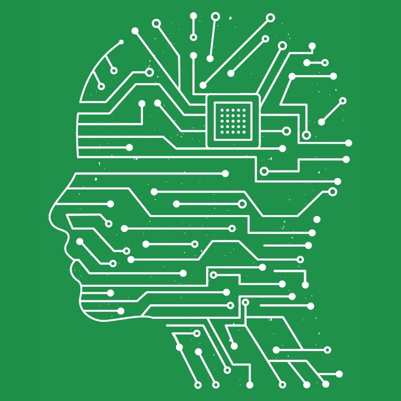 Board Chip Circuitboard with CPU Head Design