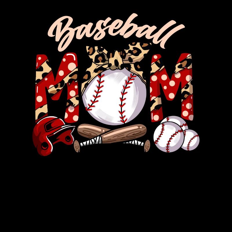 Mutter Sohn Verein Baseballoutfit Baseball Mom