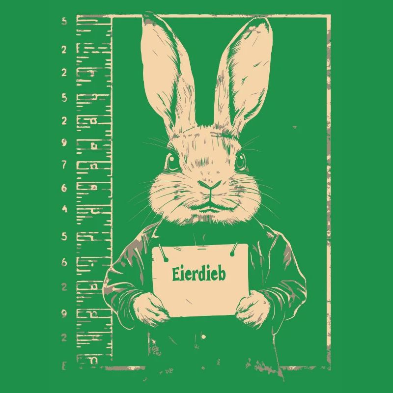 Bunny Egg Thief Easter Bunny Mugshot Police Photo Easter