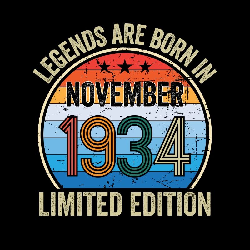 Legends Are Born In November 1934 Edition limitée
