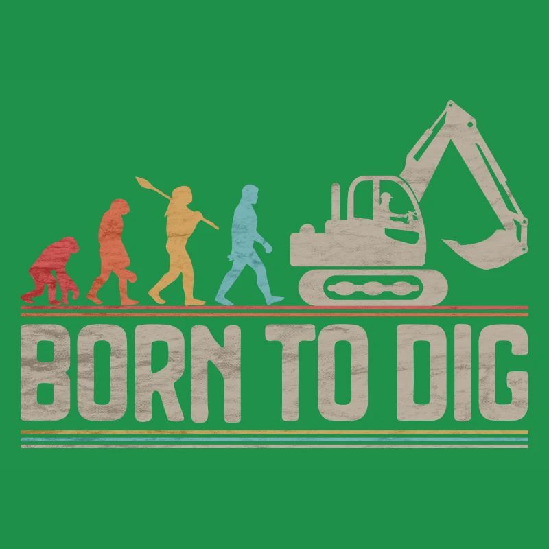 Né pour dig Evolution Excavator Excavator