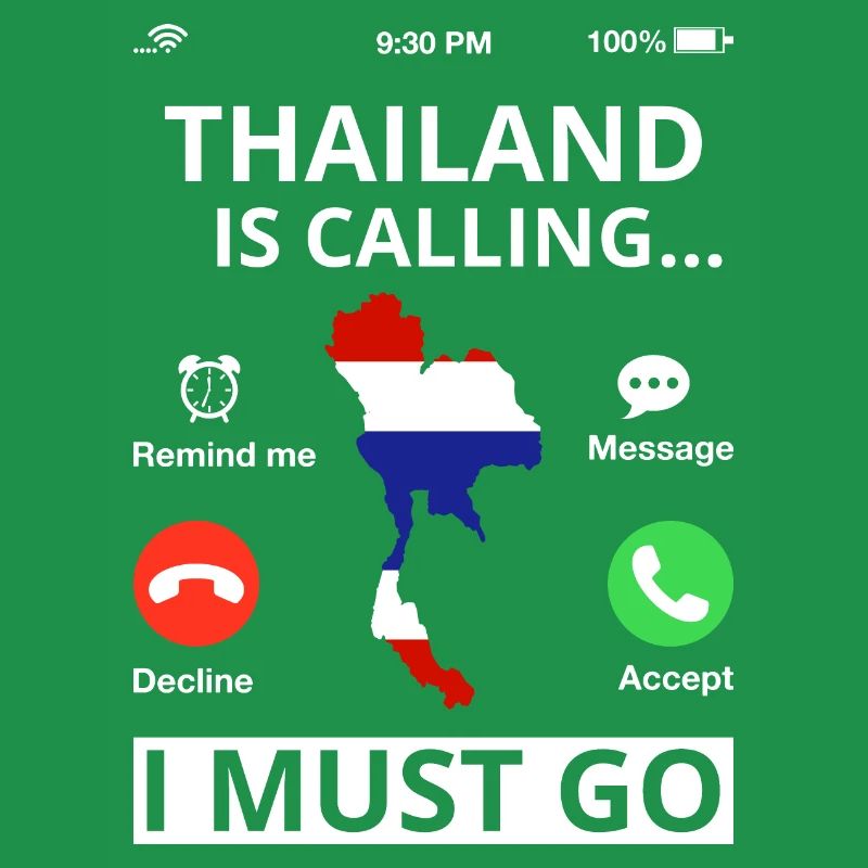 Thaïlande Drapeau Thaïlandais Drapeau utilisé Look