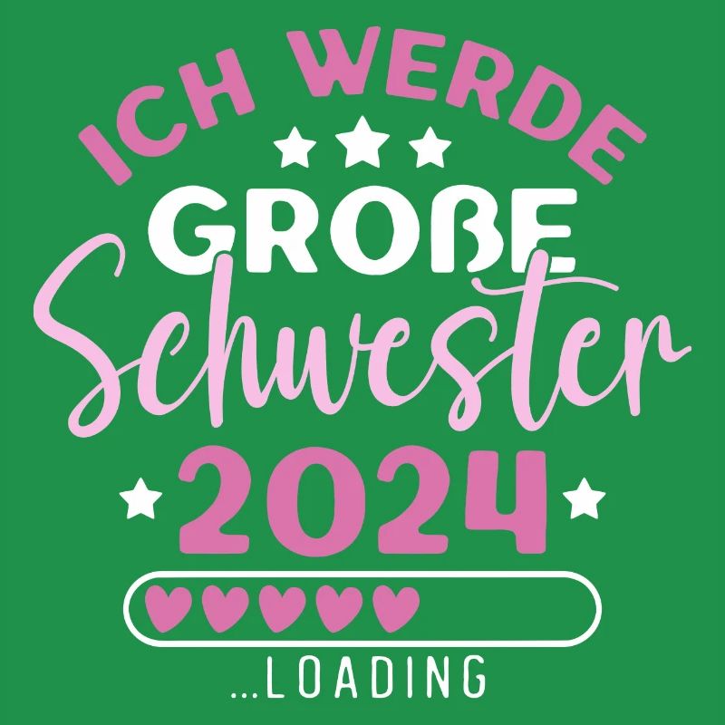 Große Schwester 2024 Mädchen Geschwister Geburt