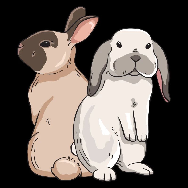 Cute rabbit design for bunny owners