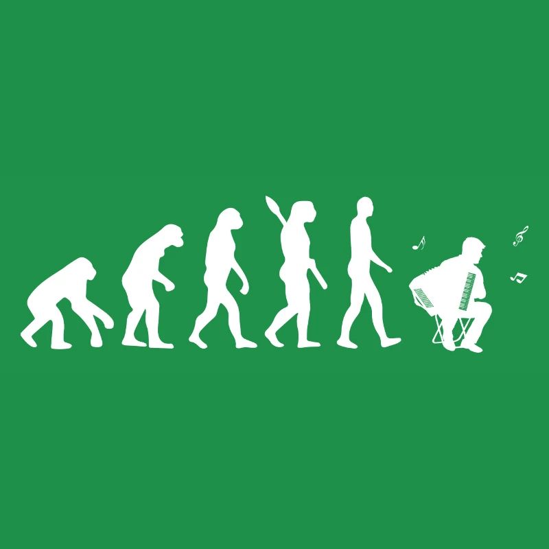 Akkordeon - Evolution des Menschen, Darwin