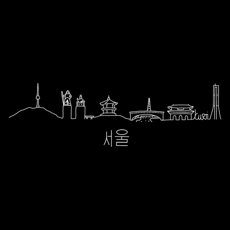 Séoul Corée du Sud Skyline