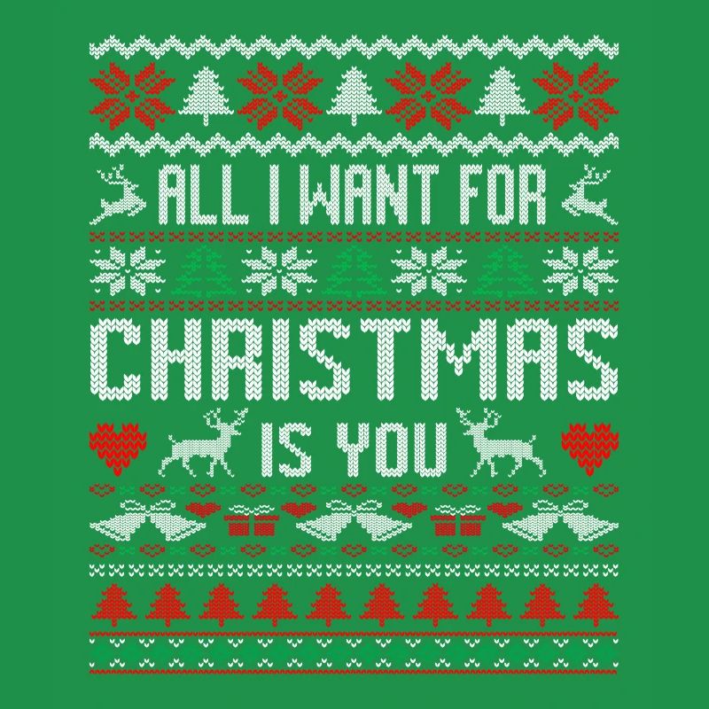 Hässlicher Weihnachtspullover Alles was ich zu Weihnachten will