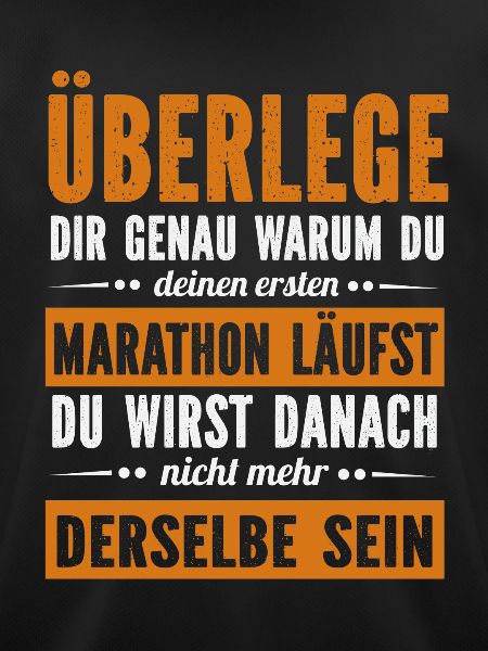 Erster Marathon