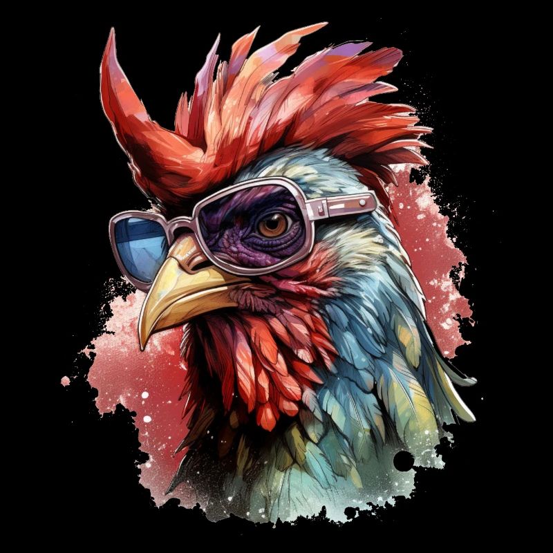 Steppe rooster - the feathered rebel