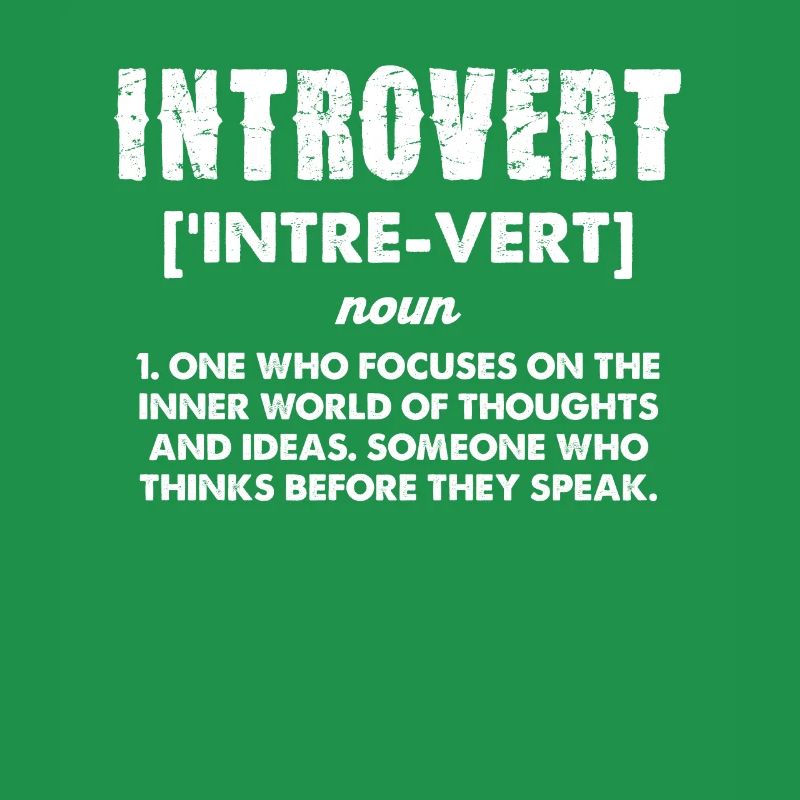 Introvert Definition Humor Statement