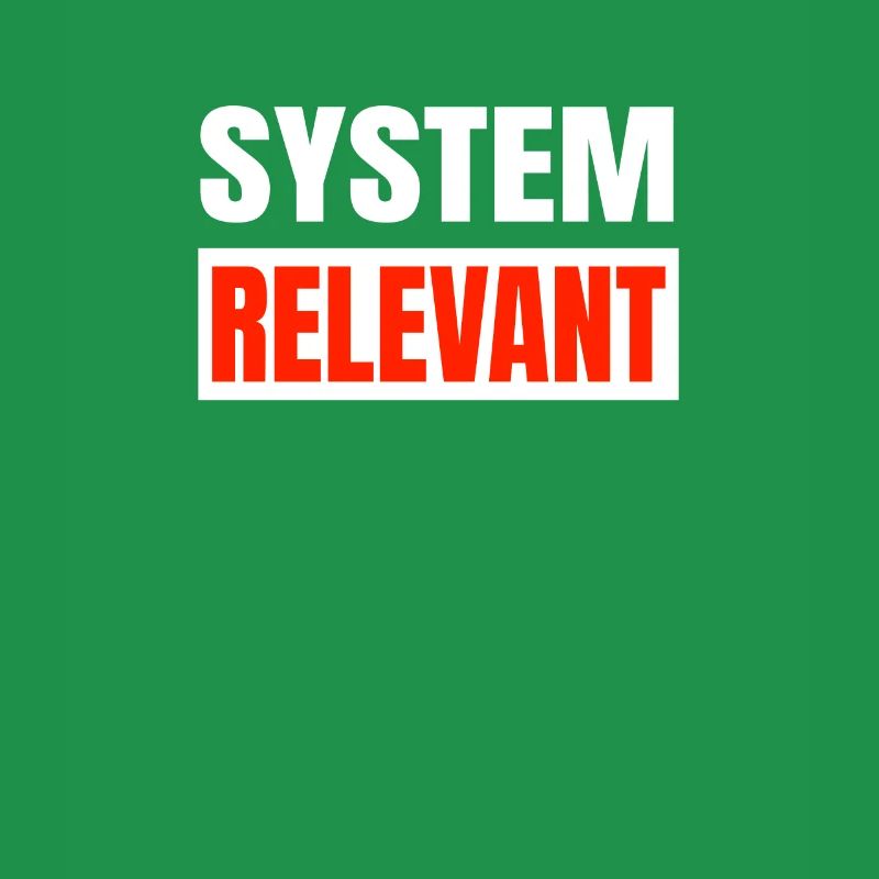 Systemrelevant System relevant