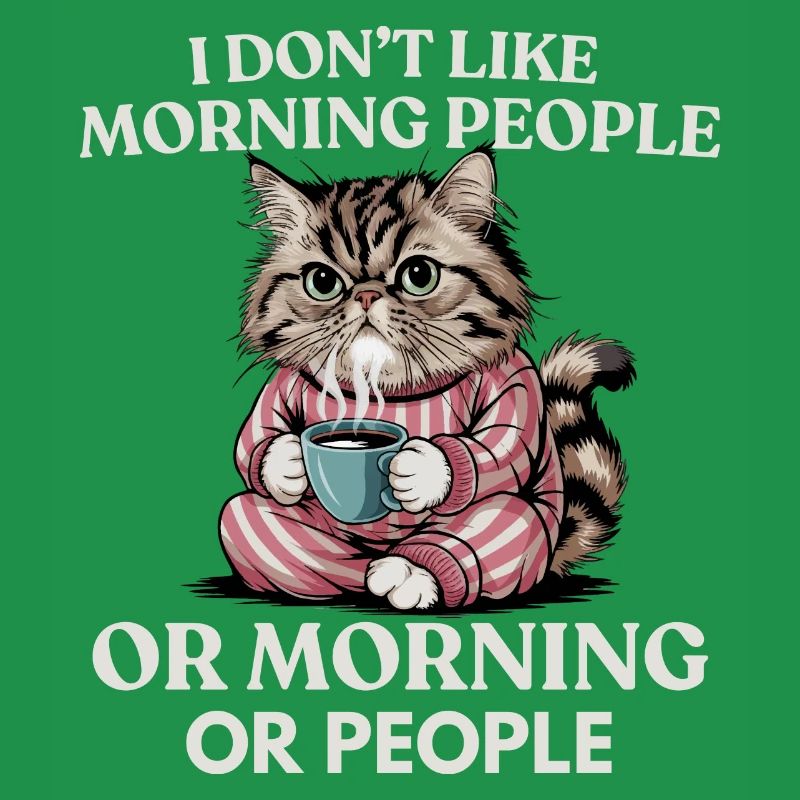 Ich mag keine Morgenmenschen oder Morgenmenschen oder Menschen