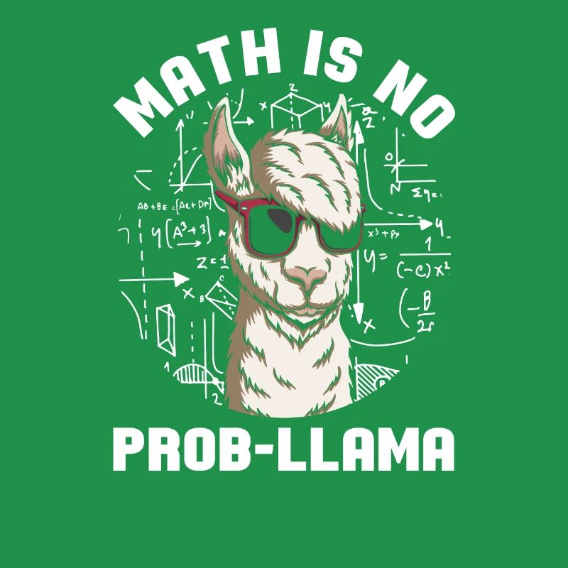 Math Lama Mathmatik Nerd Gift Math