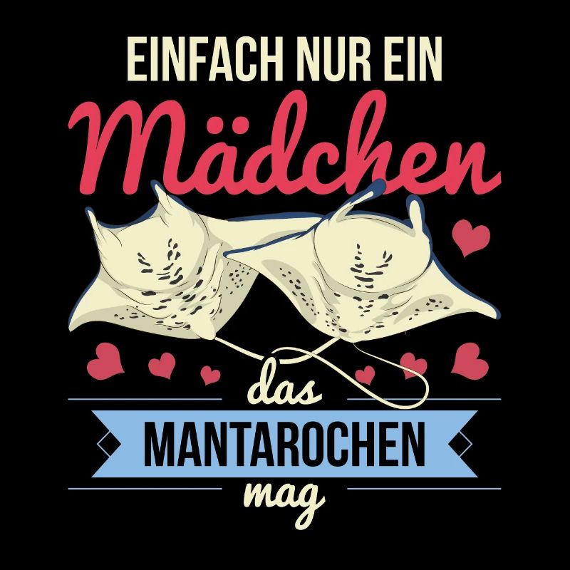 Ozean Tier Meerestier Mädchen Geschenk Mantarochen