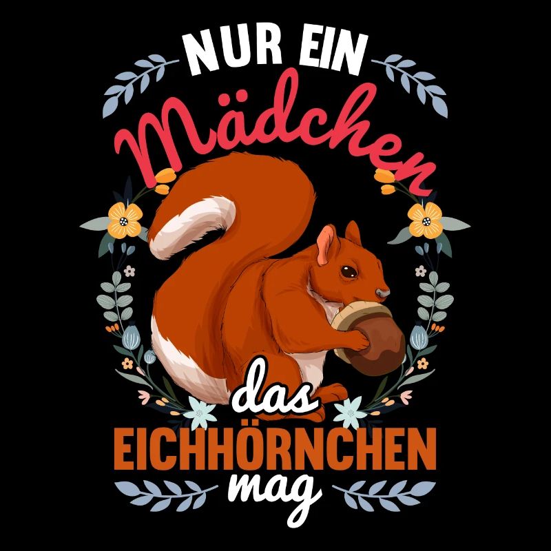 Wald Tier Tierfreund Mädchen Geschenk Eichhörnchen