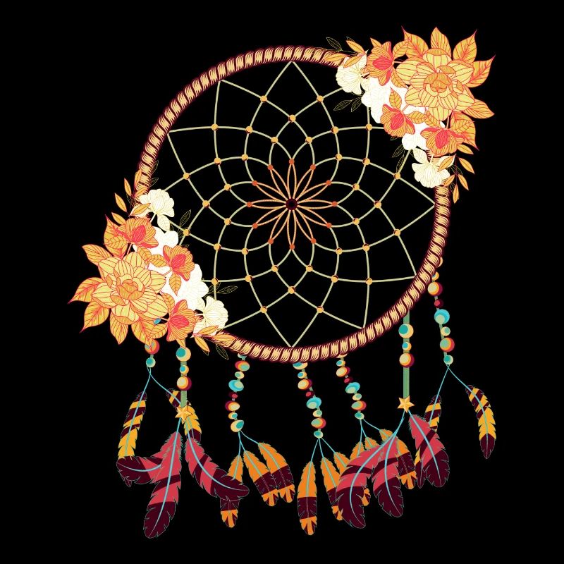Boho Blumen Schmuck Hippie Geschenk Traumfänger