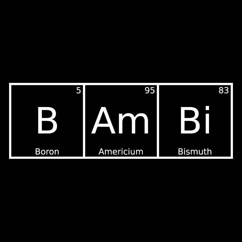 Bambi Name First Name Chemistry Periodic Table Elements