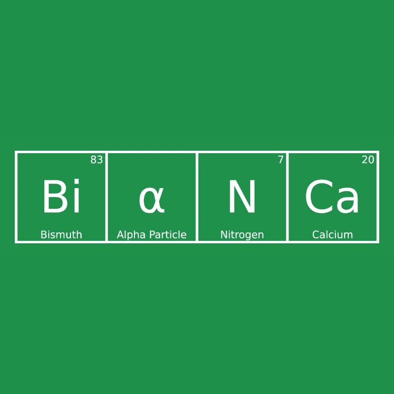 Bianca Name First Name Chemistry Periodic Table Elements