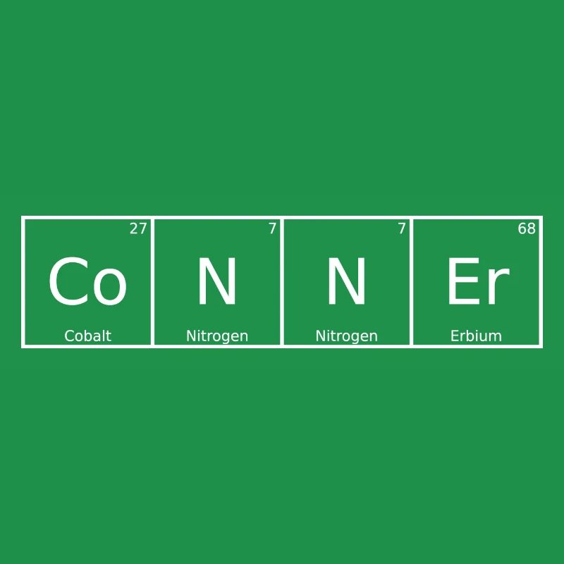 Conner Name First Name Chemistry Periodic Table Elements