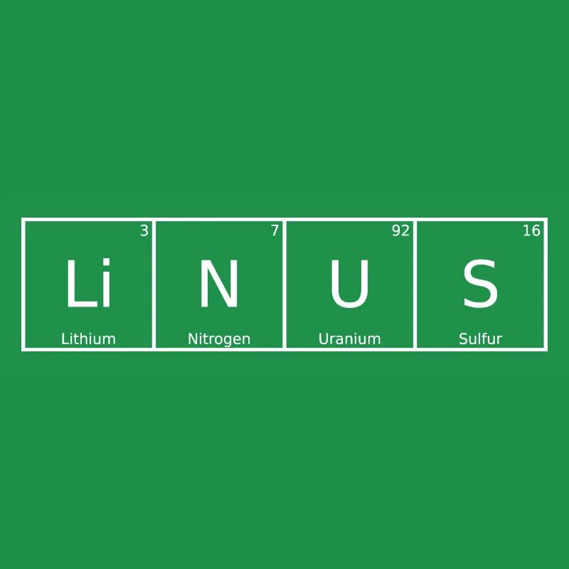 Linus Nom Prénom Chimie Tableau périodique Éléments