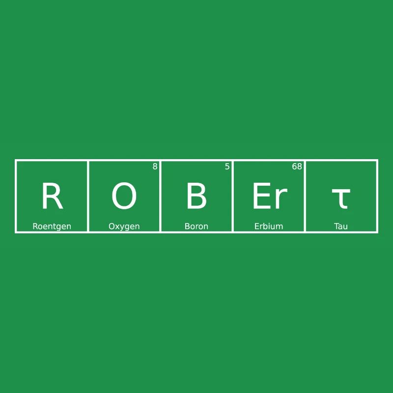 Robert Name First Name Chemistry Periodic Table Elements