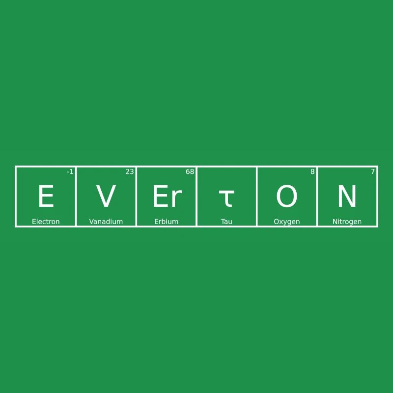 Everton Name First Name Chemistry Periodic Table Element