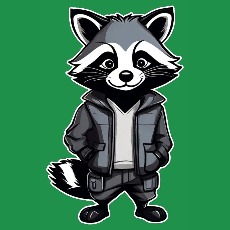 Raton laveur cool