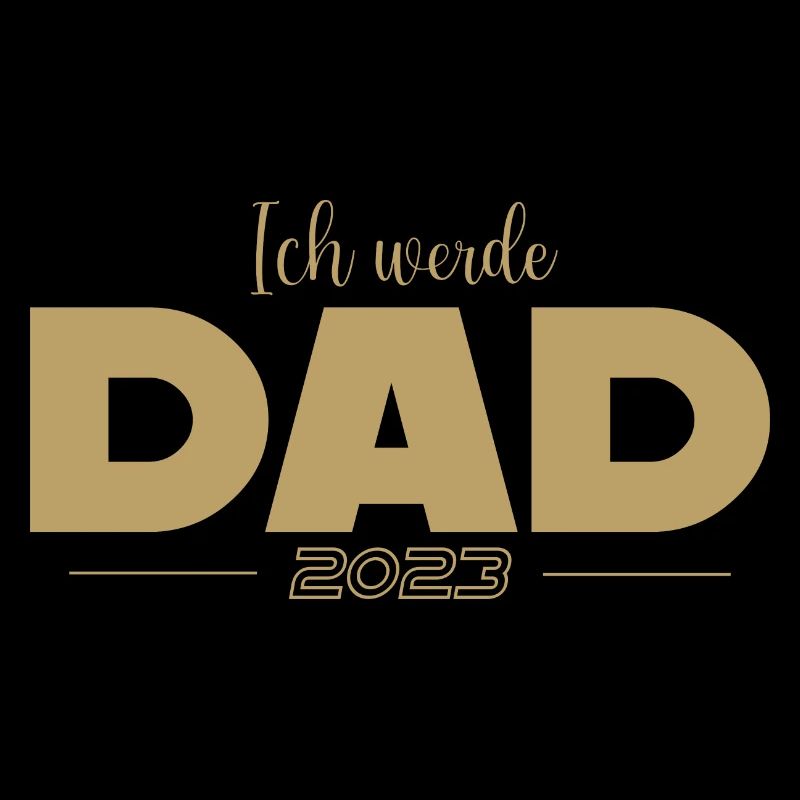 Ich werde Dad 2023 Geschenk Papa 2023