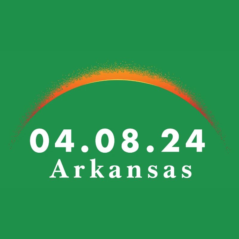 Total Solar Eclipse Path of Totality Arkansas