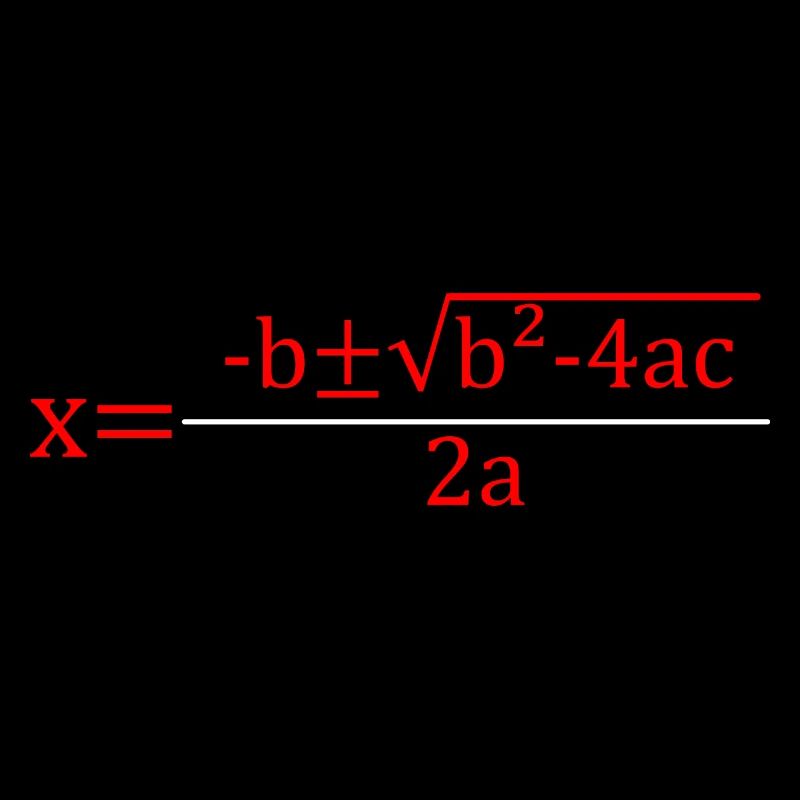 Quadratic Formula for Math class 2