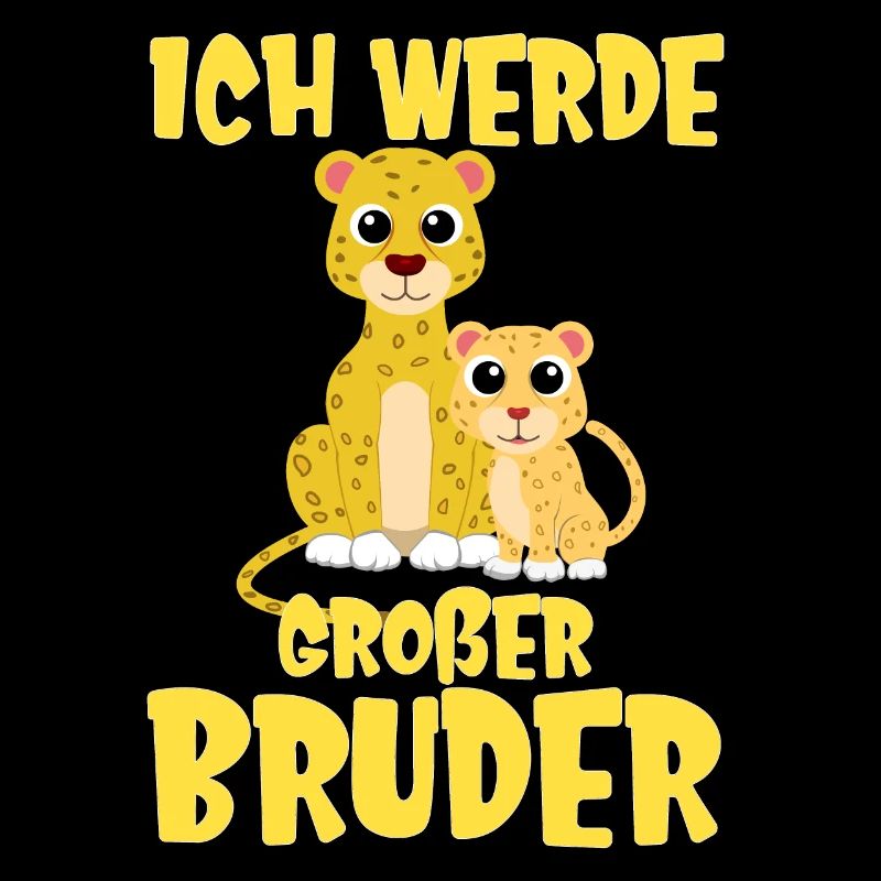 Ich werde bald ein großer Bruder Leopard