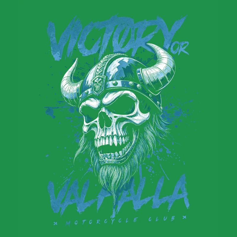 Motorrad Nordische Wikinger Sieg Oder Walhalla