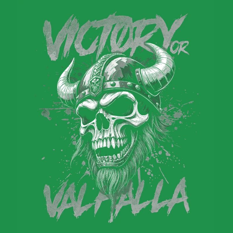 Nordischer Wikingersieg oder Walhalla