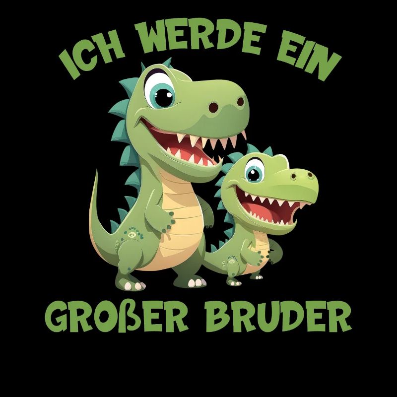 Ich werde ein großer Bruder Dinosaurier Rex Dino