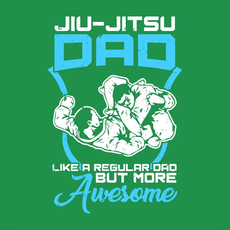 Jiu-Jitsu Dad Athletic Rolling