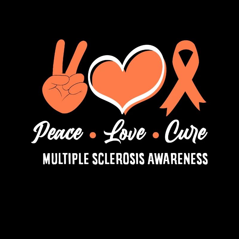 MS Warrior Peace Love Cure Multiple Sclerosis
