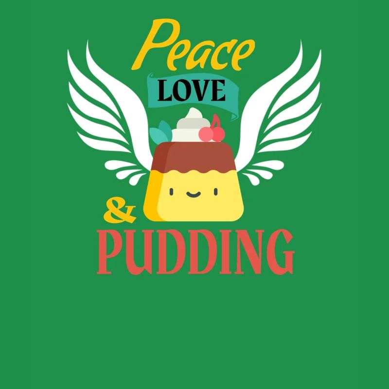 Peace Love and Pudding Funny Candy Sarcasm